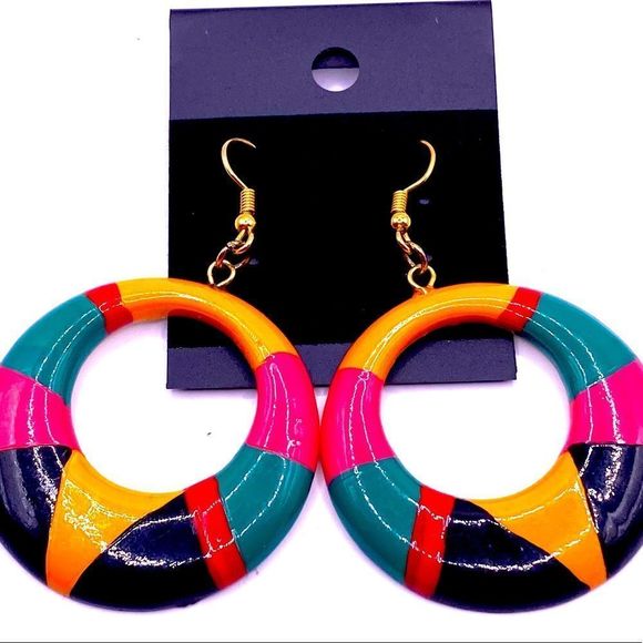 𝅺POP of Color Earrings - Picture 1 of 4
